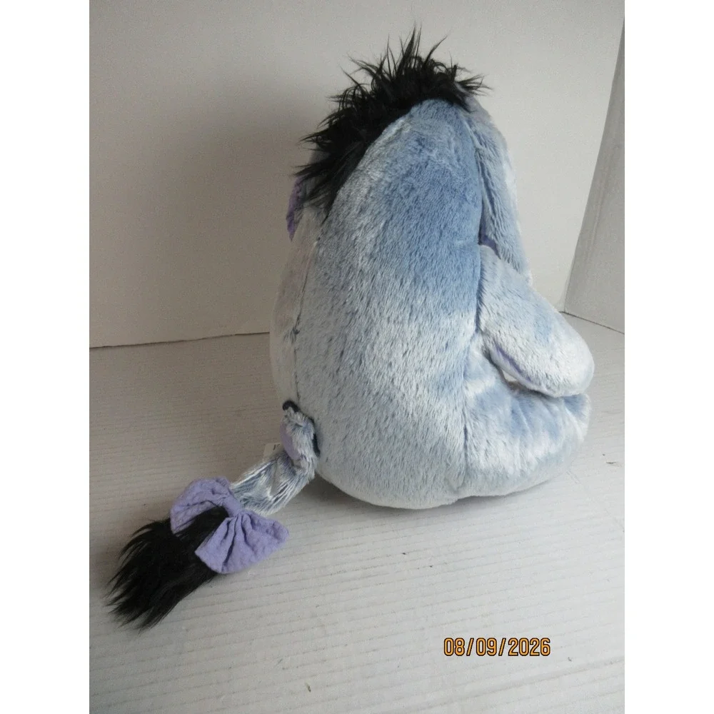 Disney Store Eeyore Plush Winnie the Pooh Iced Blue Stuffed Animal Toy